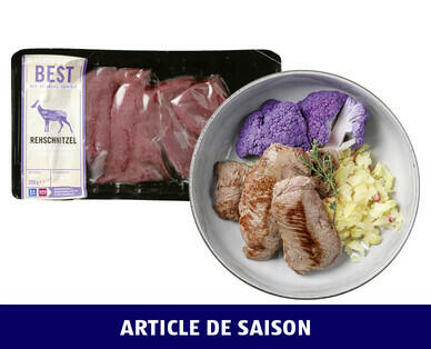 COUNTRY'S BEST 
 ESCALOPE DE CHEVREUIL