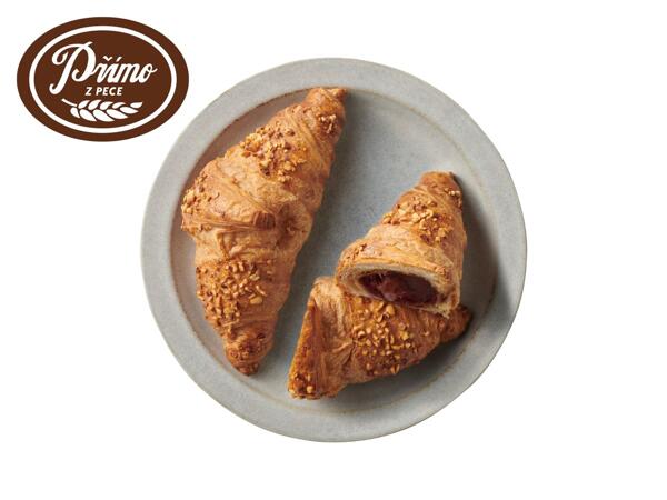 Croissant s nugátovým krémem