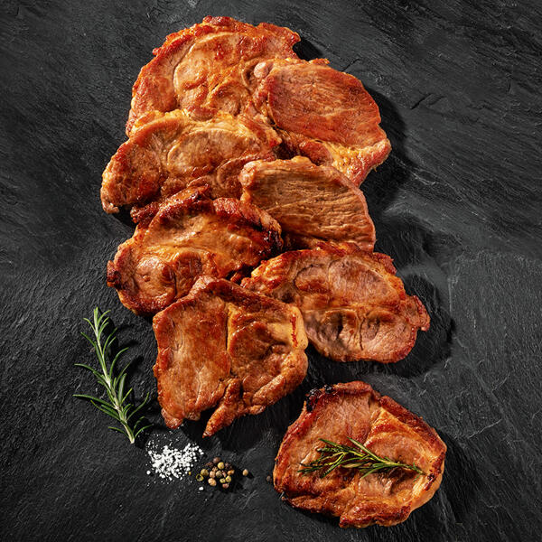 Schweine-Nackensteaks