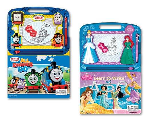 Phidal Storybook & Magnetic Drawing Pad