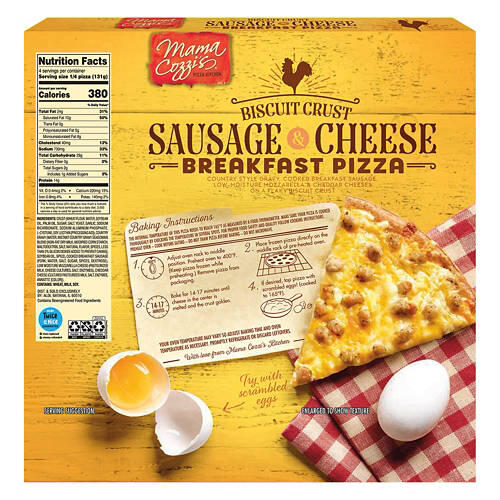 Biscuit Crust Sausage & Cheese Breakfast Pizza, 18.5 oz
