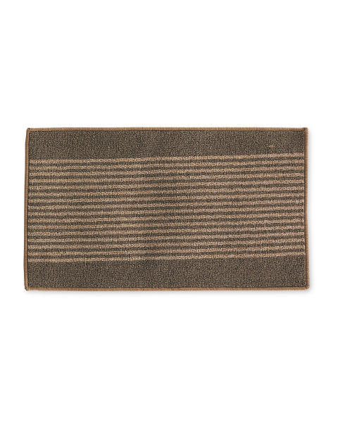Brown/Beige Washable Mat