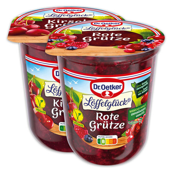 Löffelglück Rote Grütze / Kirsch Grütze