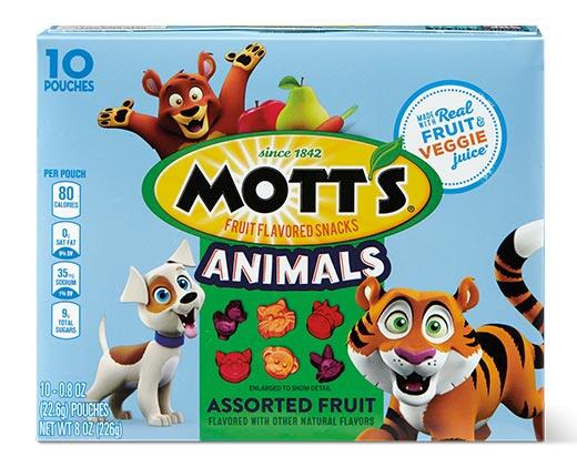 Mott's Assorted or Animal Fruit Shapes