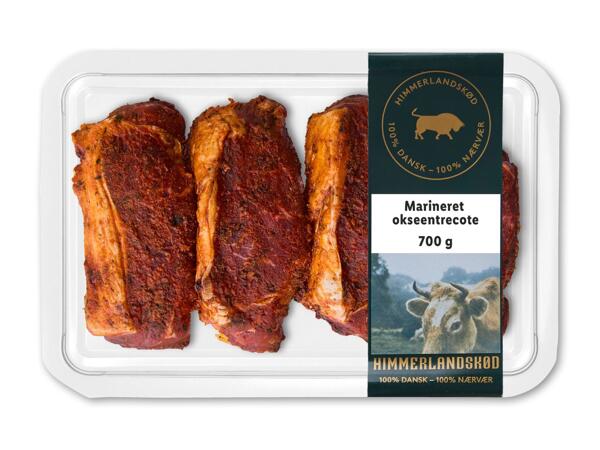 HIMMERLANDSKØD Marineret okseentrecote