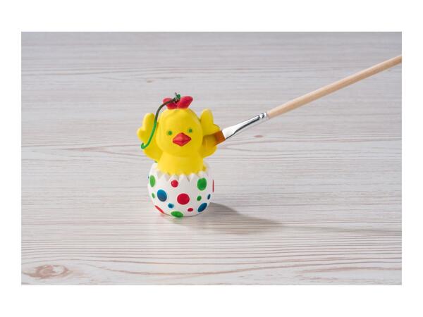 Crelando Paint Your Own Easter Decorations - 12 Piece Set - Easter Figures