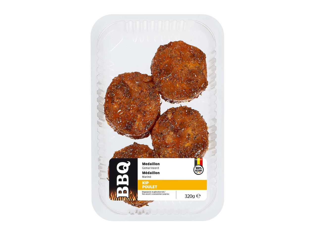 Kippenmedaillons met paprika