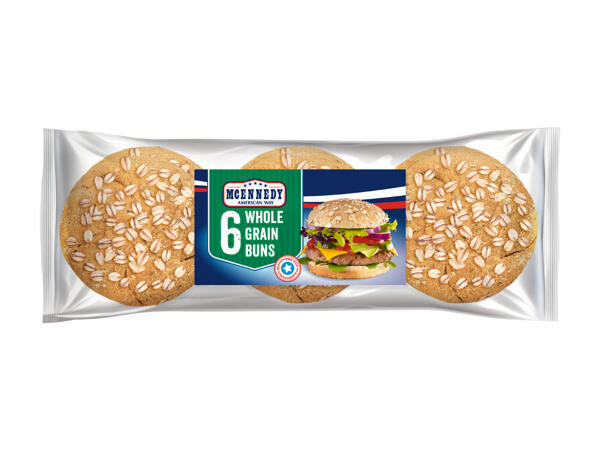 Petits pains au blé complet à hamburgers