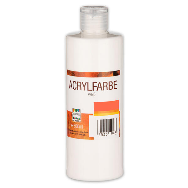Acrylfarbe weiß