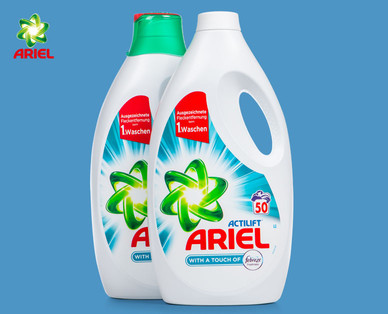ARIEL Voll-/Colorwaschmittel Flüssig, Doppelpkg.