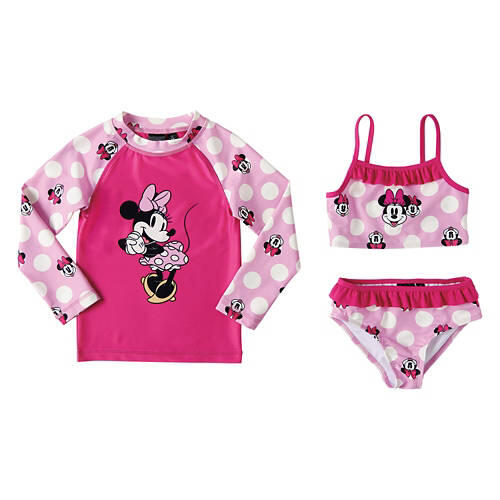 Toddler Minnie Character Swimsuit Set - 3T