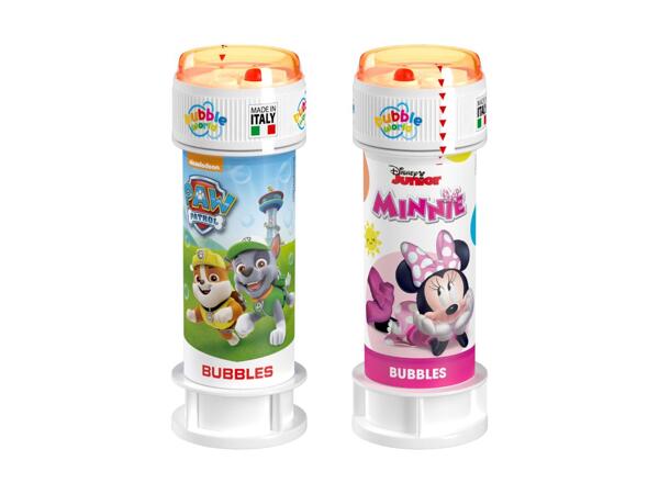Paw Patrol-/​Minnie Seifenblasen 60ml + Spiel