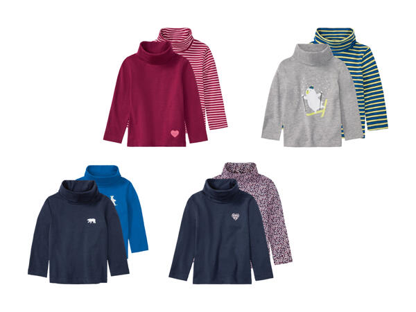 Shirts à col roulé, 2 pièces