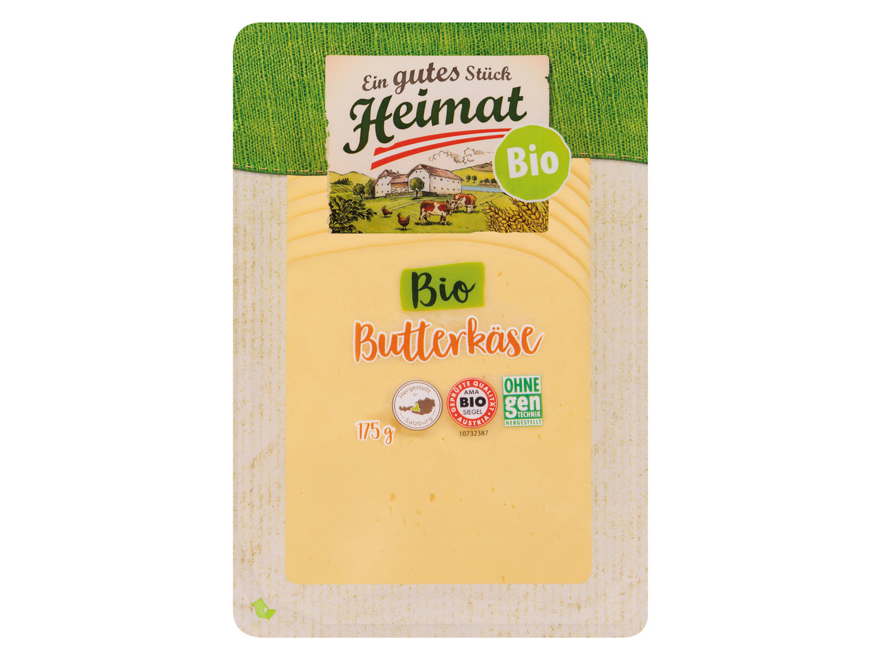 EIN GUTES STÜCK HEIMAT Bio-Käse in Scheiben