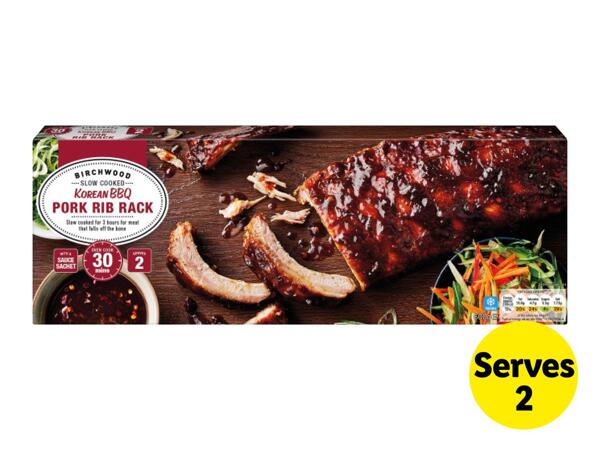 Birchwood Korean BBQ Glazed Pork Rib Rack