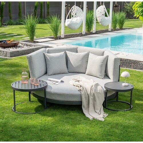 HOME DELUXE Daybed Outdoor FLORIDA inkl. Beistelltische