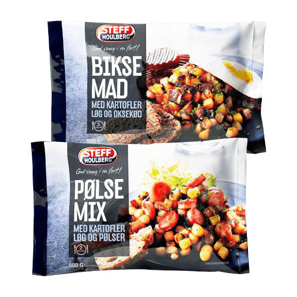 Biksemad eller pølsemix