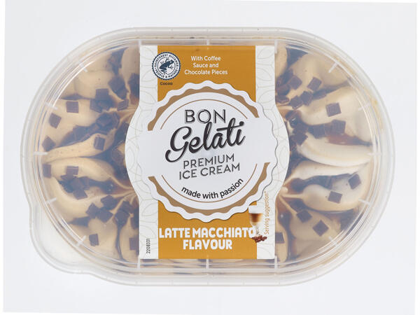 Glaces au coulis