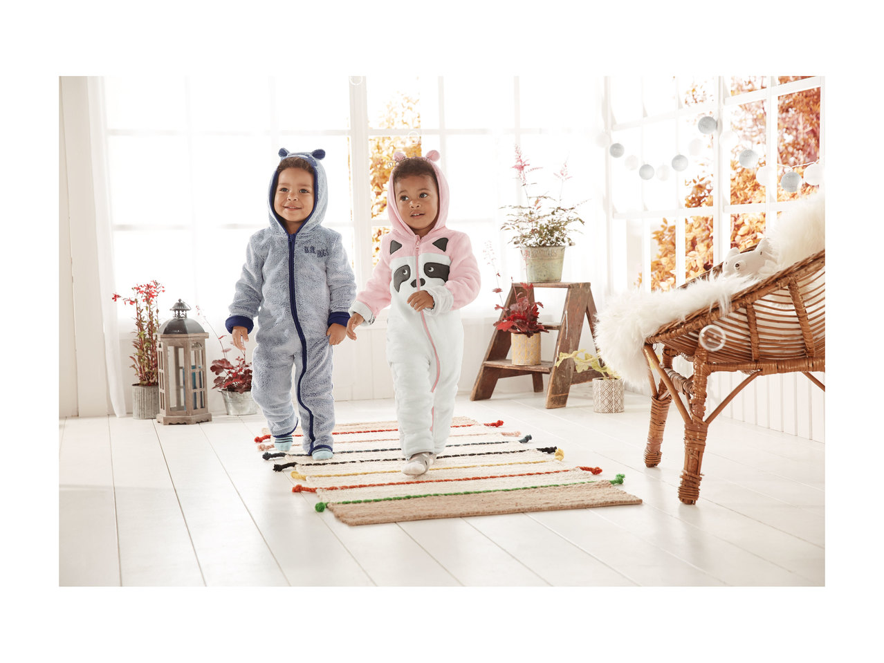 Lupilu Baby Girl's Fleece All-in-One1