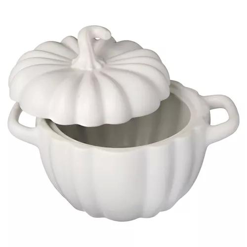 Small Pumpkin Bowl, White