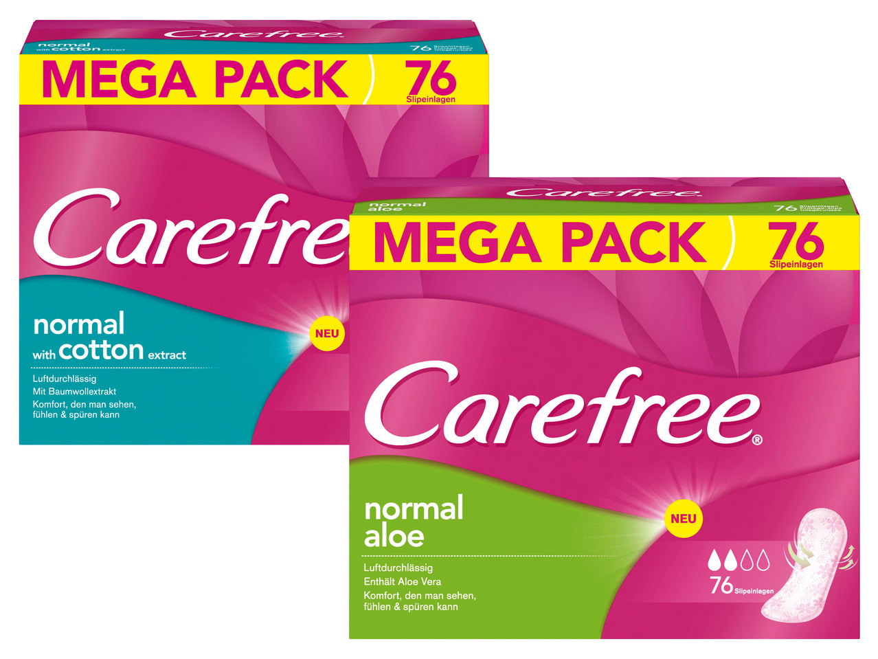 CAREFREE Slipeinlagen Megapack