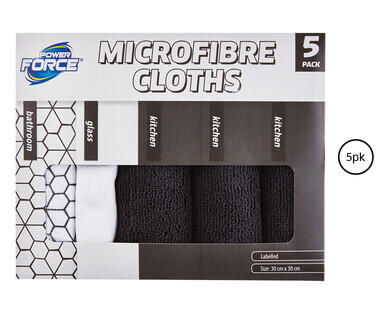 Monochrome Cleaning Cloths 5pk