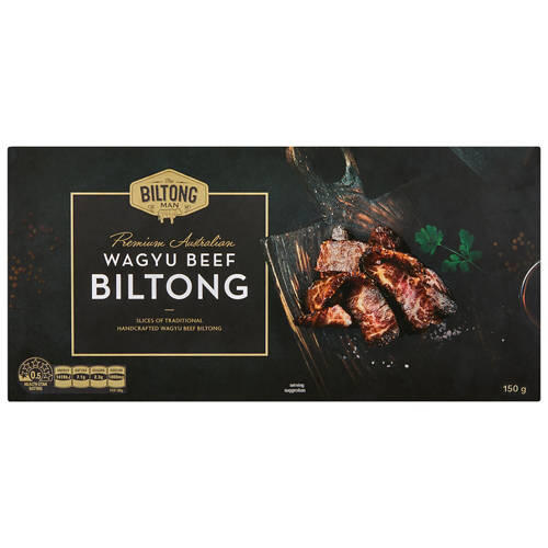 Luxury Australian Wagyu Beef Biltong 150g