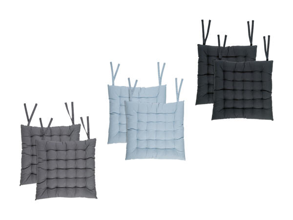 Coussins de chaise, lot de 2