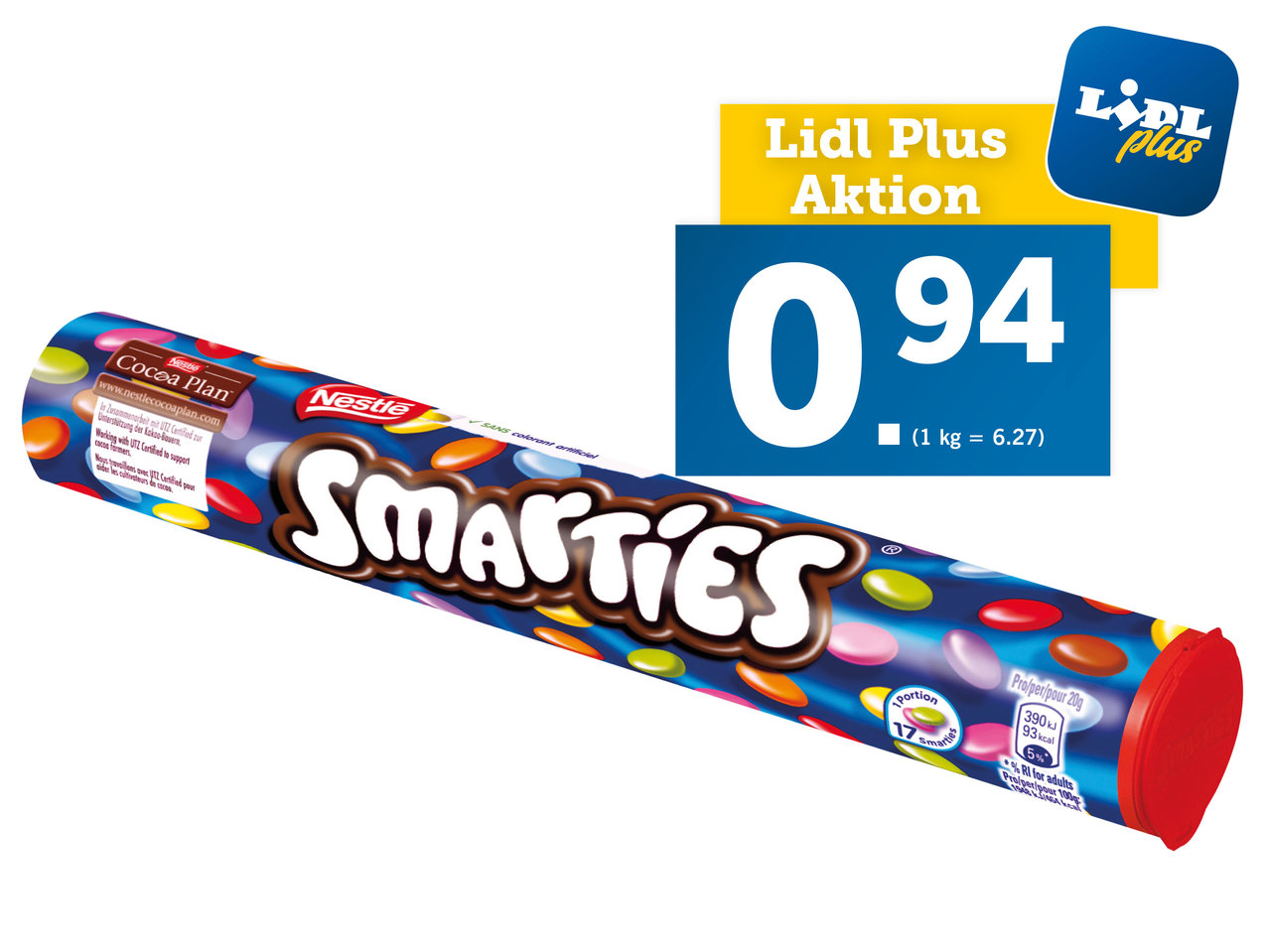 NESTLÉ Smarties Riesenrolle