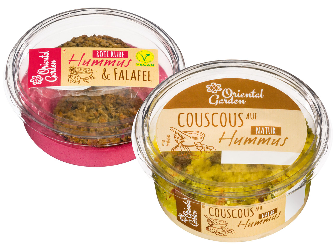 ORIENTAL GARDEN Orientalischer Salat/Hummus mit Falafel