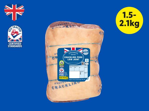 Birchwood Crackling British Pork Loin Joint