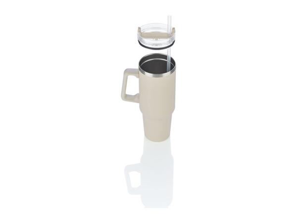Livarno Home Stainless Steel Insulated Travel Mug - Beige