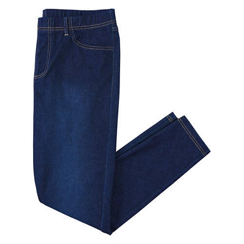 Ladies Skinny Jegging - Dark Blue, L
