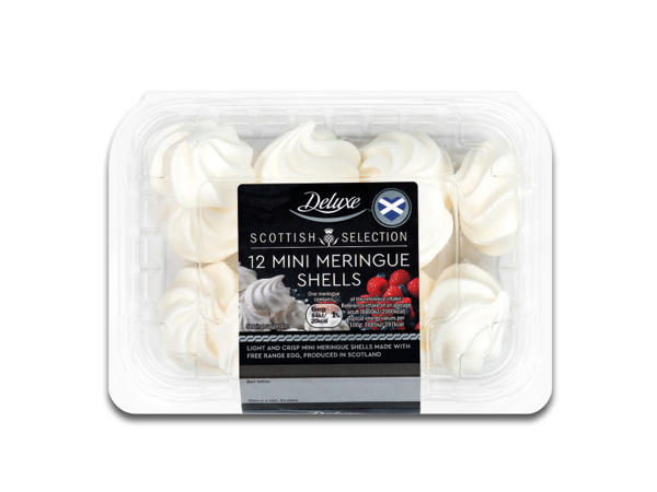 Deluxe Scottish Selection 12 Mini Meringue Shells