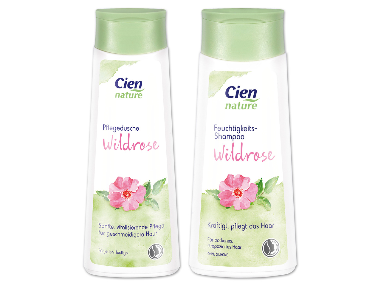 CIEN NATURE Pflegedusche/Feuchtigkeits-Shampoo Wildrose
