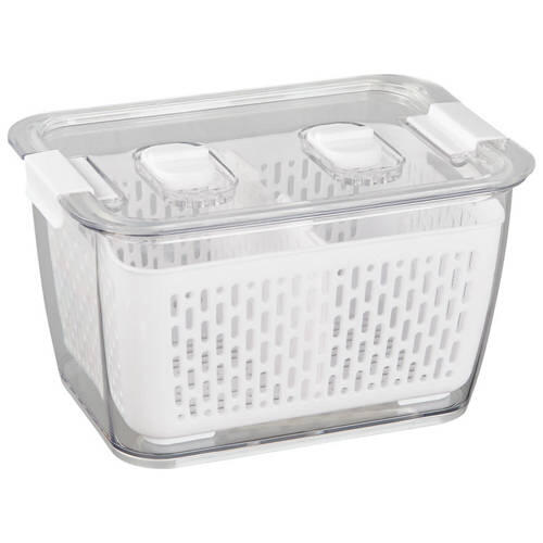 Assorted Fridge Storage Containers with Baskets