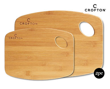 Bamboo Cutting Boards 2pc Set