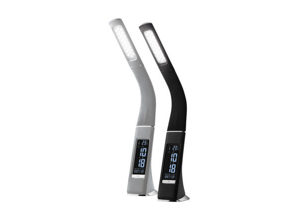 Livarno Lux LED-bordslampa med klocka