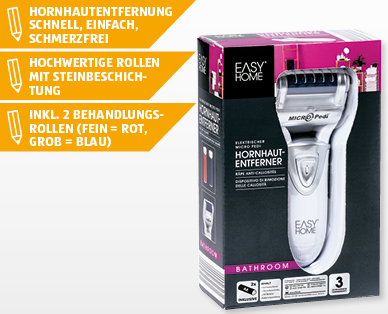 EASY HOME(R) Elektrischer Hornhautentferner