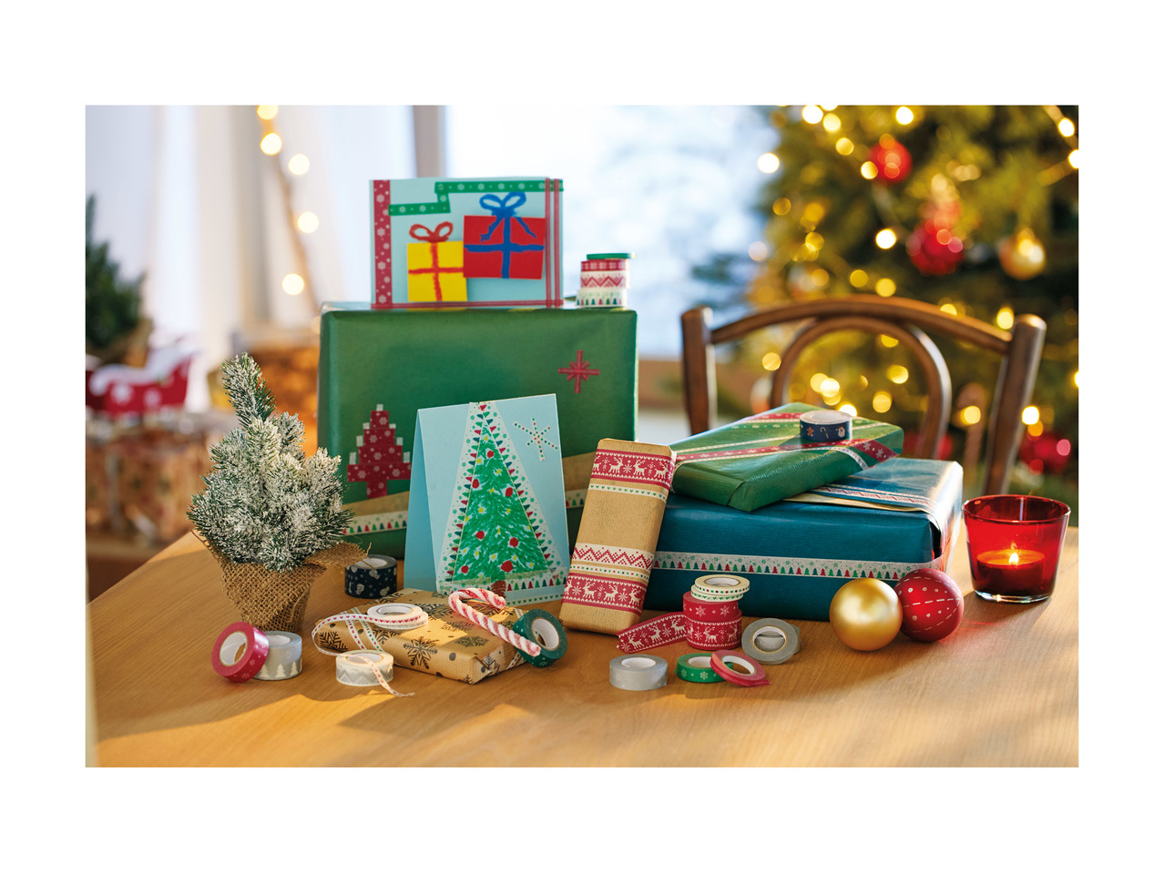 Melinera Christmas Washi Tape Set1