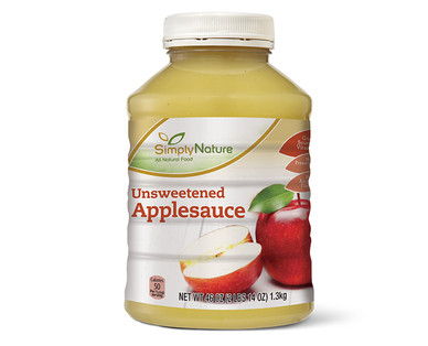 SimplyNature Unsweetened Applesauce