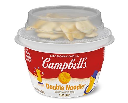 Campbell's 
 Double Noodle or Classic Tomato Crunch Bowl