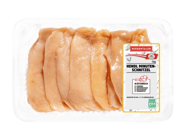 Frische Maishendl Filetschnitzel