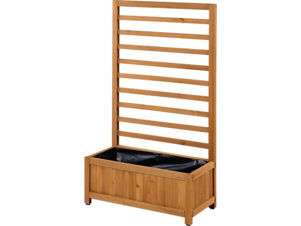 Blomlåda med spaljé