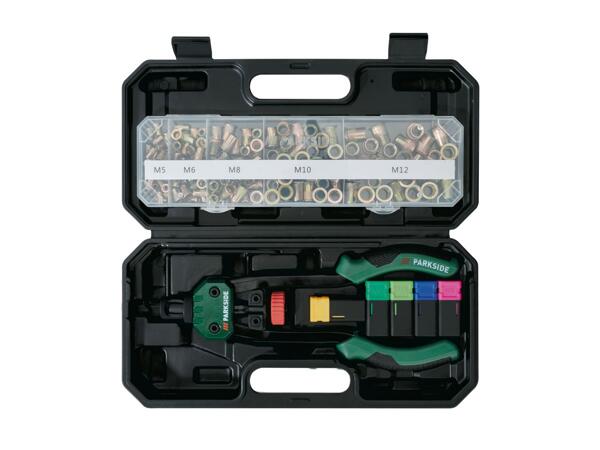 Rivet nut tool with accessories, 151 pieces