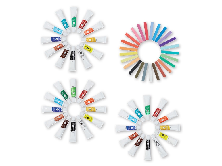 CRELANDO(R) Colour Paints/Pastel Chalks