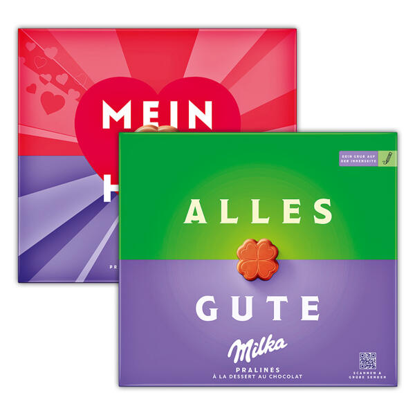 Sag es mit Pralinés