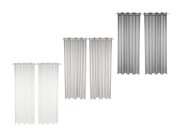 Vorhangschal-Set, 2-teilig