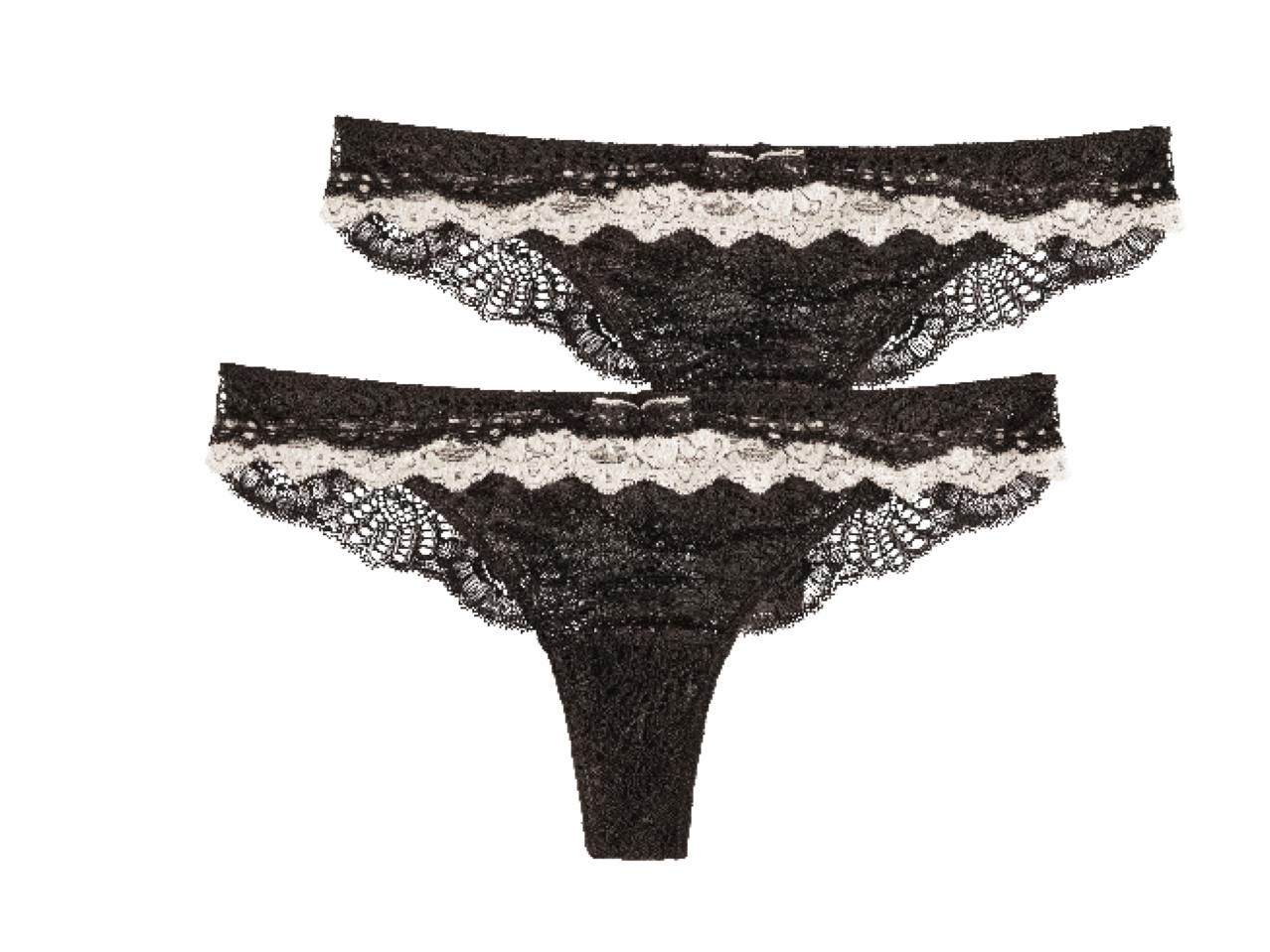 ESMARA LINGERIE Ladies' Lace Thongs