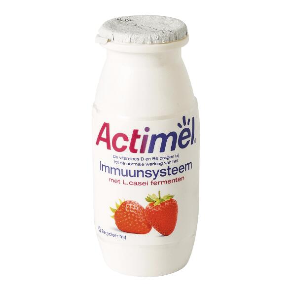 DANONE(R) 				Actimel aardbei, 12 st.